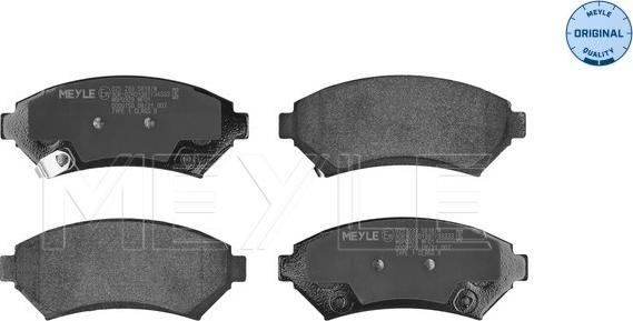 Meyle 025 233 5818/W - Set placute frana,frana disc parts5.com