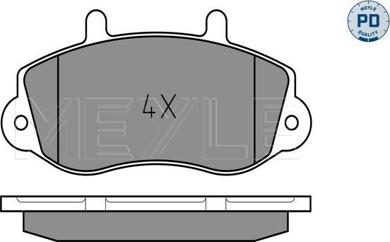 Meyle 025 233 0218/PD - Set placute frana,frana disc parts5.com