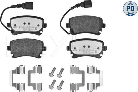 Meyle 025 233 2617-1/PD - Set placute frana,frana disc parts5.com