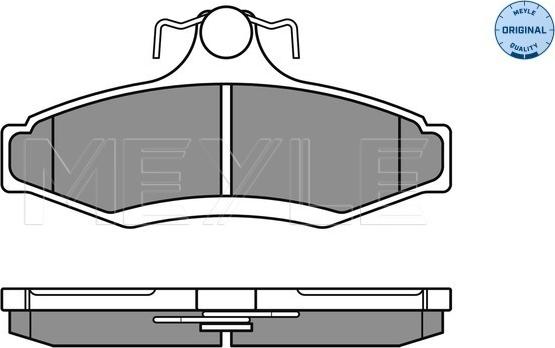 Meyle 025 232 3714 - Set placute frana,frana disc parts5.com