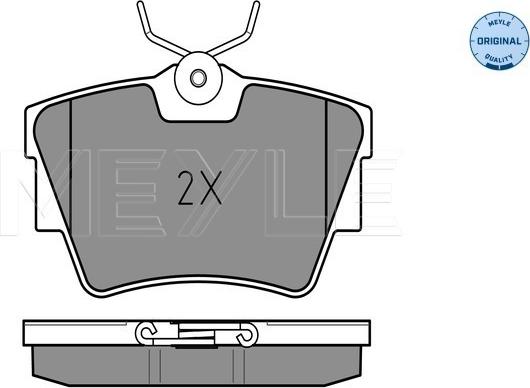 Meyle 025 232 2416/W - Set placute frana,frana disc parts5.com