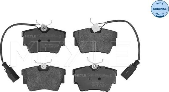 Meyle 025 232 2416/W - Bremsbelagsatz, Scheibenbremse parts5.com