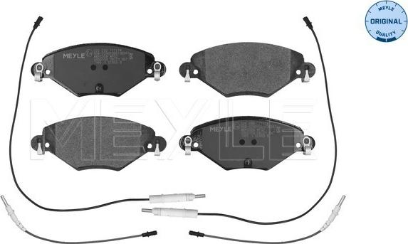 Meyle 025 232 7717/W - Zestaw klocków hamulcowych, hamulce tarczowe parts5.com