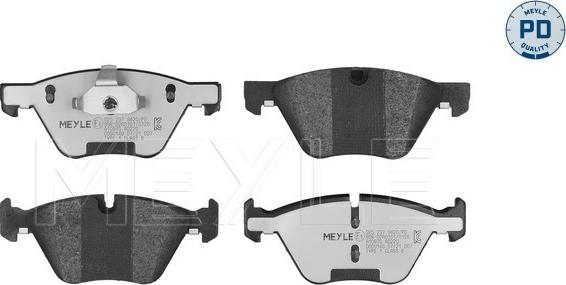 Meyle 025 237 9420/PD - Set placute frana,frana disc parts5.com