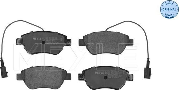 Meyle 025 237 0617/W - Set placute frana,frana disc parts5.com