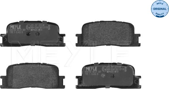 Meyle 025 237 0215/W - Set placute frana,frana disc parts5.com