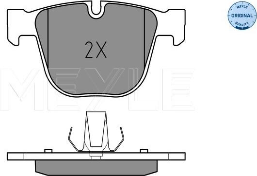 Meyle 025 237 3017 - Brake Pad Set, disc brake parts5.com