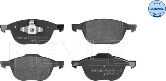 Meyle 025 237 2318 - Brake Pad Set, disc brake parts5.com