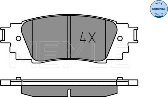 Meyle 025 224 3415 - Set placute frana,frana disc parts5.com