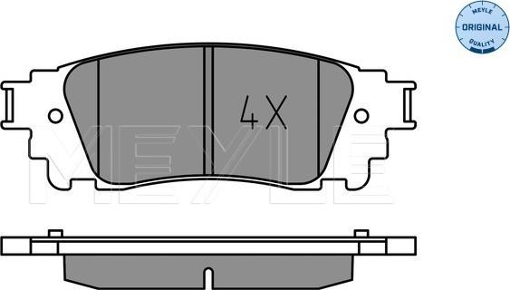 Meyle 025 221 5315 - Set placute frana,frana disc parts5.com