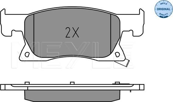 Meyle 025 223 4220 - Brake Pad Set, disc brake parts5.com