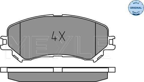 Meyle 025 223 4719 - Set placute frana,frana disc parts5.com