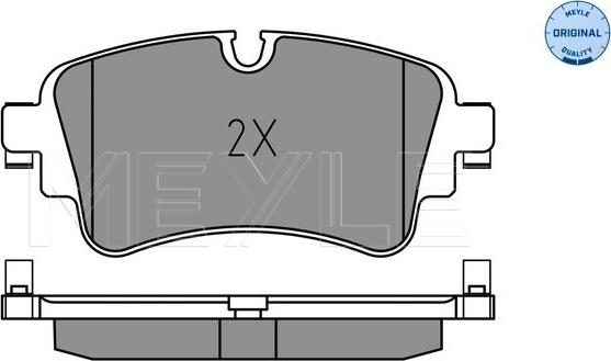 Meyle 025 223 0817 - Комплект спирачно феродо, дискови спирачки parts5.com