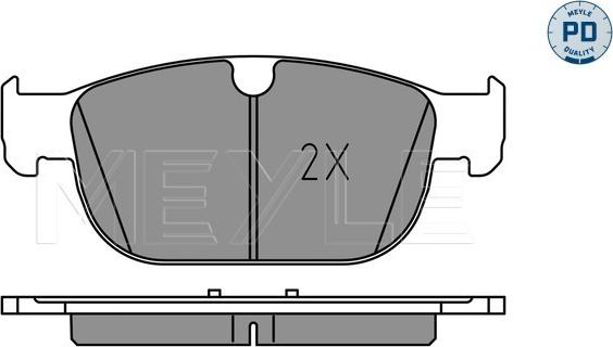 Meyle 025 223 1719/PD - Piduriklotsi komplekt,ketaspidur parts5.com