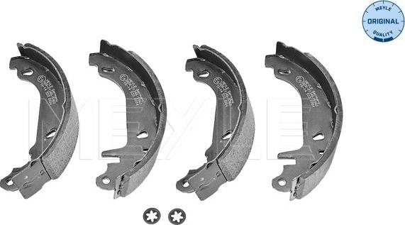 Meyle 16-14 533 0004 - Garnitura zavorne celjusti parts5.com