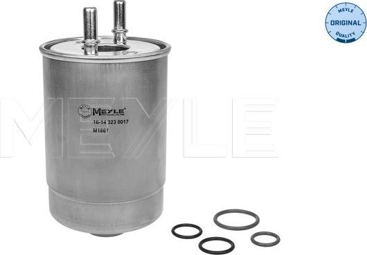 Meyle 16-14 323 0017 - Fuel filter parts5.com