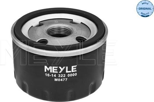 Meyle 16-14 322 0000 - Olejový filter parts5.com