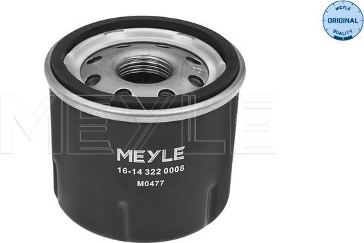 Meyle 16-14 322 0008 - Filtru ulei parts5.com