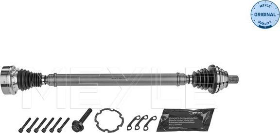 Meyle 100 498 0649 - Приводной вал parts5.com