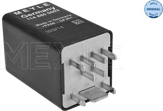 Meyle 114 880 0003 - Unidad de control, tiempo de incandescencia parts5.com