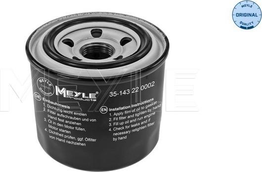 Meyle 35-14 322 0002 - Маслен филтър parts5.com