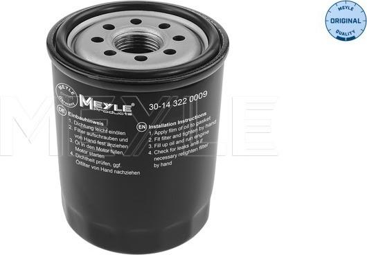 Meyle 30-14 322 0009 - Маслен филтър parts5.com