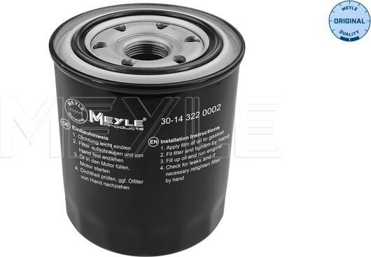 Meyle 30-14 322 0002 - Öljynsuodatin parts5.com