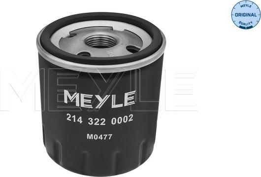 Meyle 214 322 0002 - Olajszűrő parts5.com