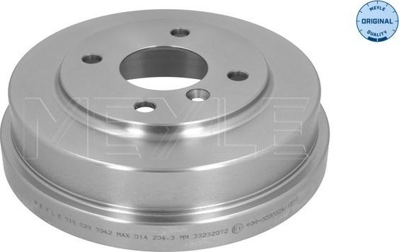 Meyle 715 523 7042 - Brake Drum parts5.com