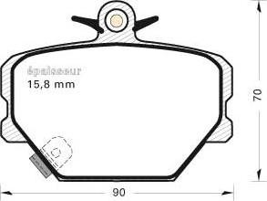 QUARO QP1226 - Set placute frana,frana disc parts5.com