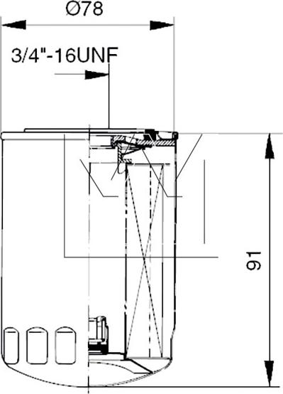 Monark 030738046 - Filtar za ulje parts5.com