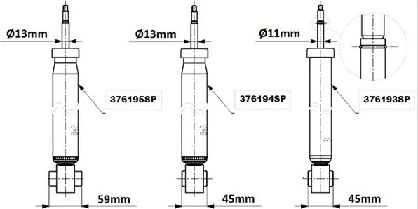 Monroe 376195SP - Амортизатор parts5.com