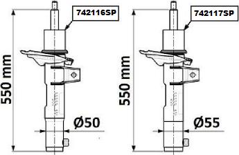 Monroe 742117SP - Amortizor parts5.com