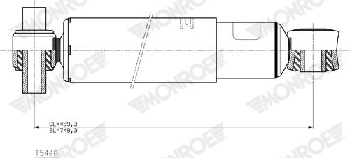 Monroe T5440 - Amortizor parts5.com