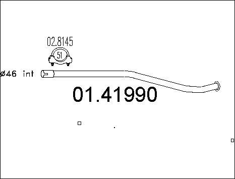 MTS 01.41990 - Racord evacuare parts5.com