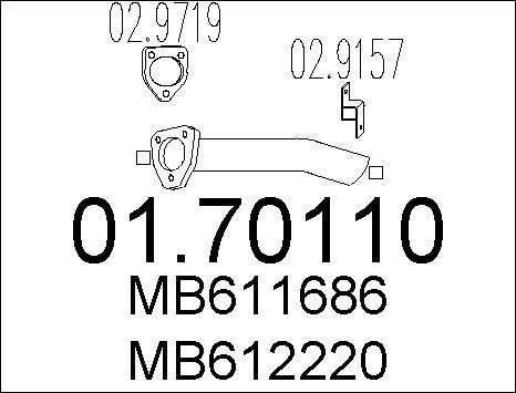 MTS 01.70110 - Racord evacuare parts5.com