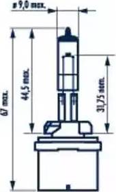 Narva 48041 - Bec, proiector ceata parts5.com