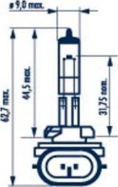 Narva 480423000 - Ampul, sis farı parts5.com