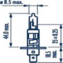 Narva 483203000 - Polttimo, kaukovalo parts5.com