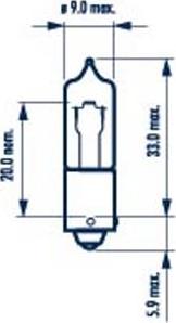 Narva 681913000 - Żarówka, lampa kierunkowskazu parts5.com