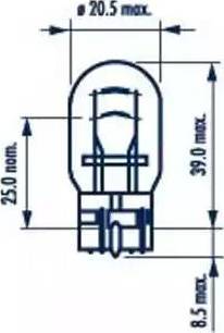 Narva 17919 - Bec incandescent, bec lumina zi parts5.com