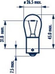 Narva 176384000 - Sijalica, migavac parts5.com