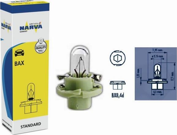 Narva 170543000 - Bulb, instrument lighting parts5.com