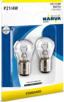 Narva 178814000 - Bulb, brake / tail light parts5.com