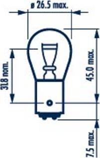 Narva 179164000 - Lámpara, luz intermitente parts5.com