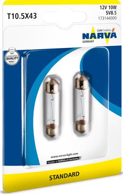 Narva 173144000 - Żiarovka osvetlenia poznávacej značky parts5.com