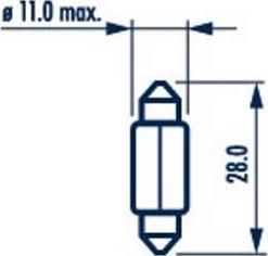 Narva 173153000 - Bulb, interior light parts5.com