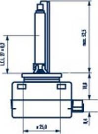 Narva 840323000 - Λυχνία, μεγάλα φώτα parts5.com