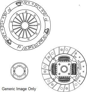 NATIONAL CK9668 - Komplet spojke parts5.com