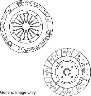 NATIONAL CK9510 - Komplet spojke parts5.com